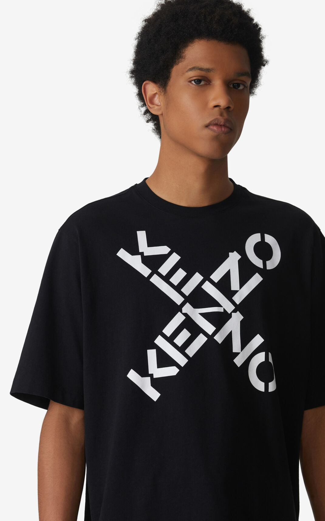 Kenzo Sport Big X Tişört Erkek Siyah | 3296-LXFUP